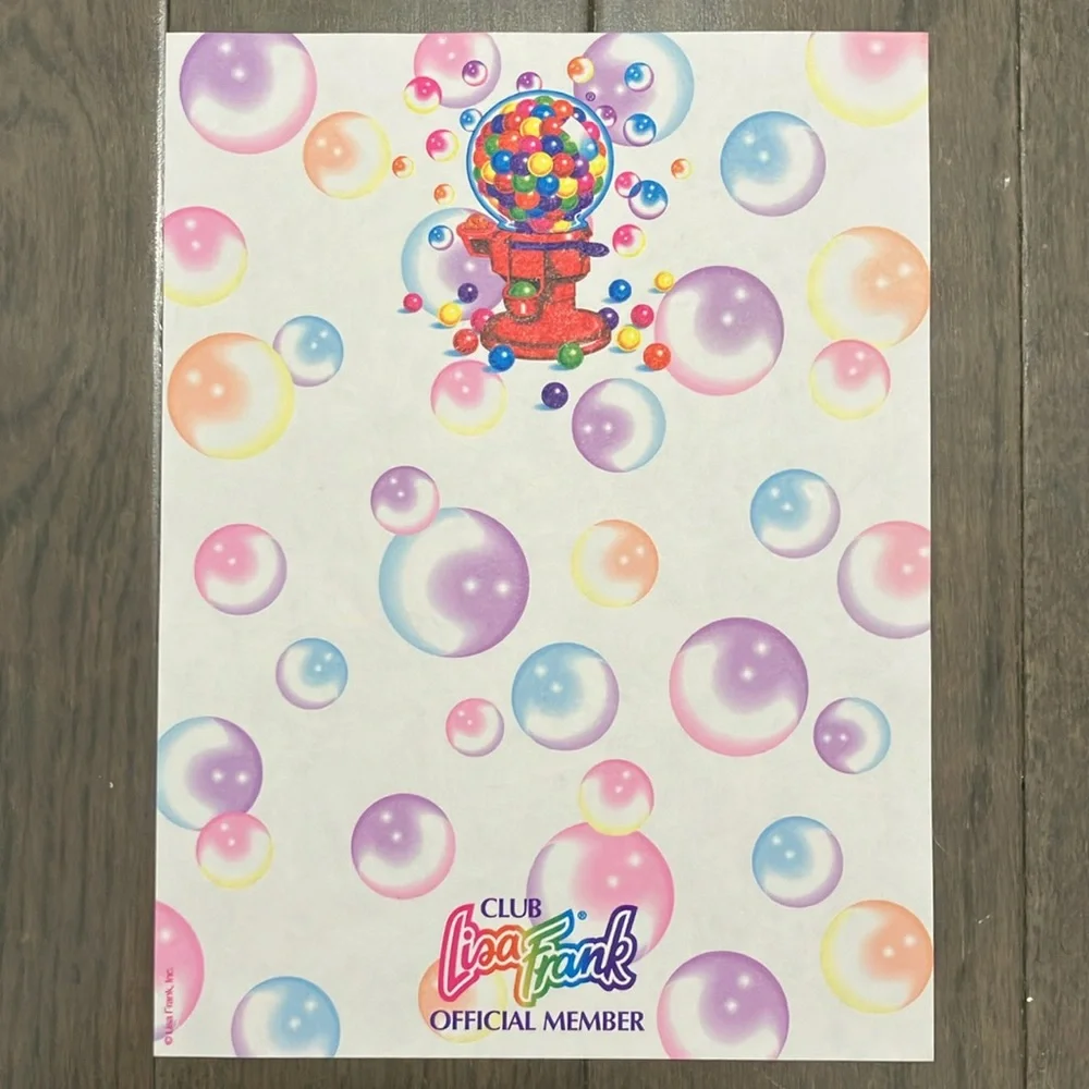 90s Vintage Club Lisa Frank Stationery Paper - Picture 3 of 14